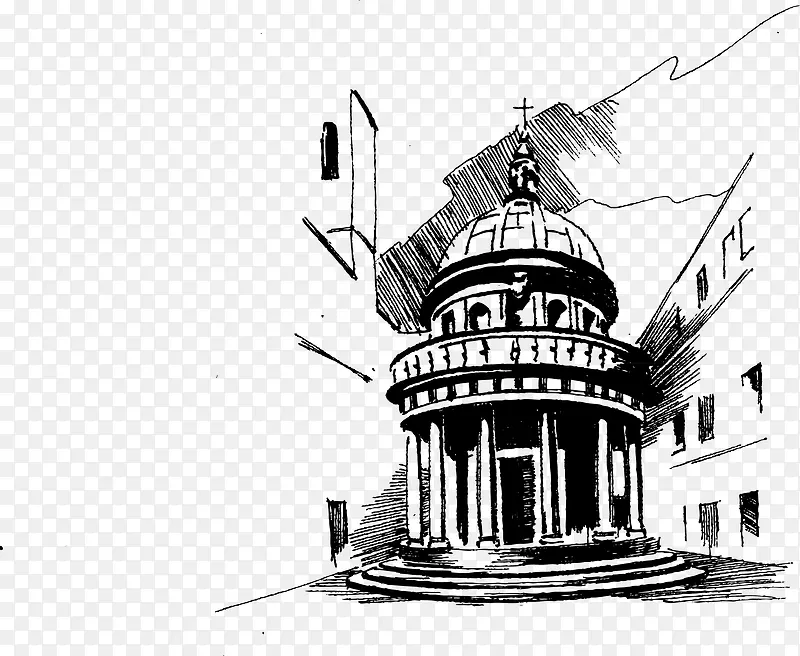 古典建筑欧式建筑PNG图片素材下载_图片编号9612809-PNG素材网