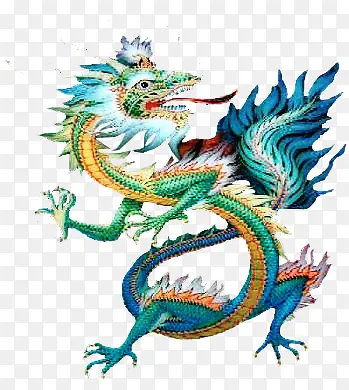 手绘中国龙PNG图片素材下载_图片编号9614892-PNG素材网