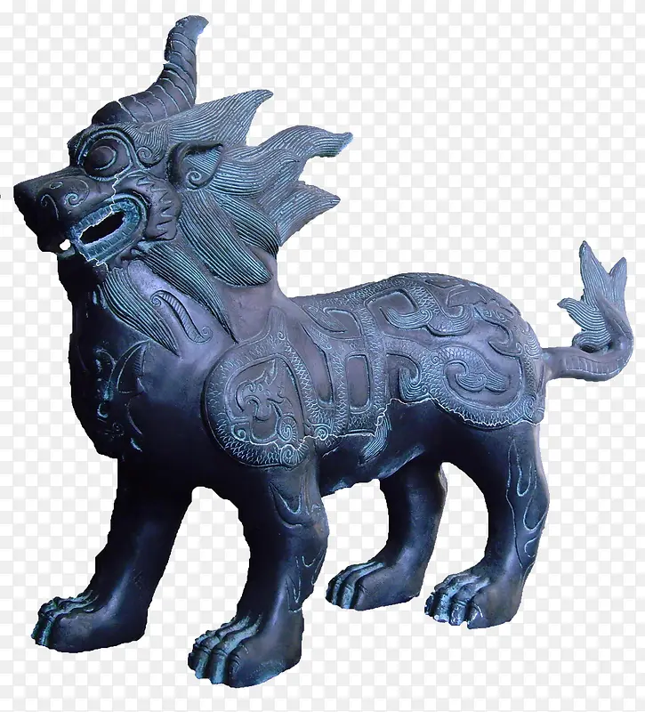 立体雕像神兽獬豸PNG图片素材下载_图片编号9614076-PNG素材网