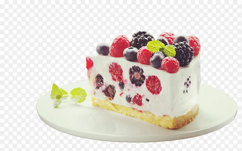 桑葚蓝莓花式蛋糕