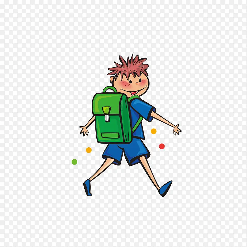 小孩上学矢量PNG图片素材下载_图片编号9626350-PNG素材网