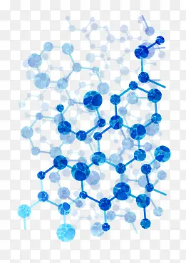蓝色生物分子