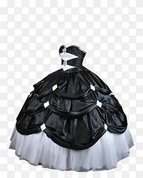 黑色礼服裙