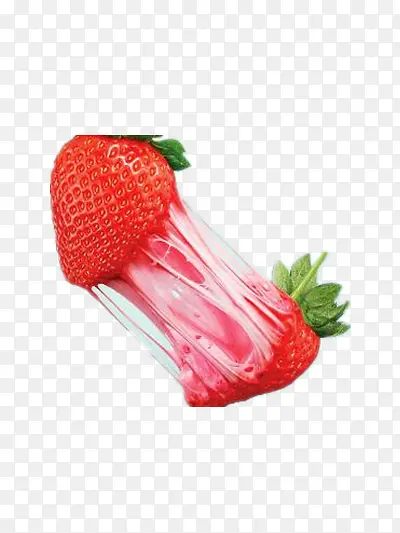 广告创意草莓口香糖