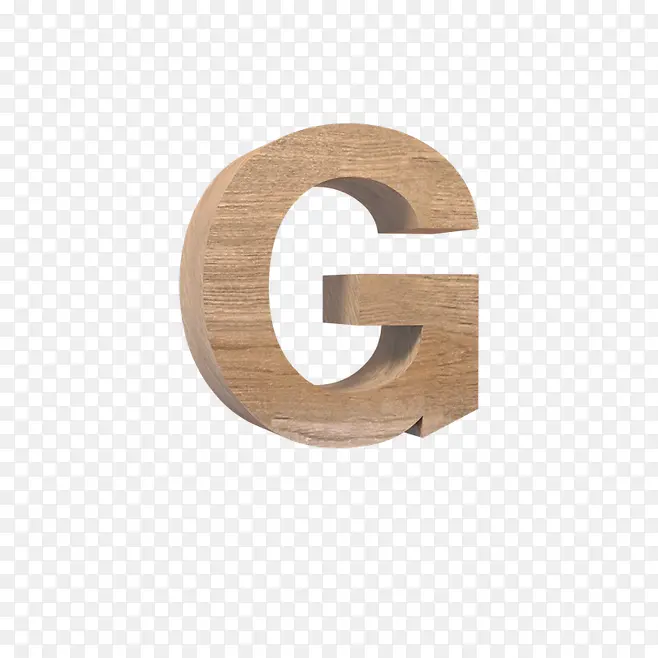 木块字母G