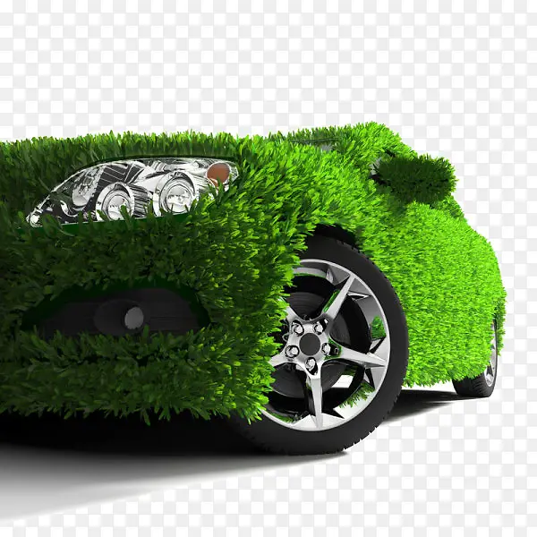 环保新能源汽车图案
