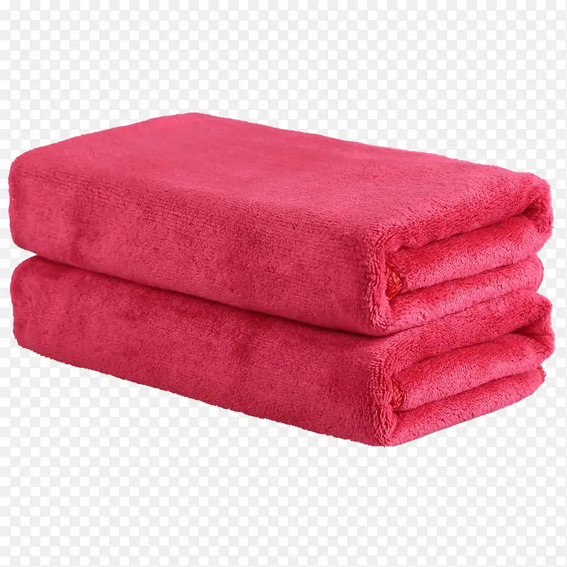 玫红色毛毯