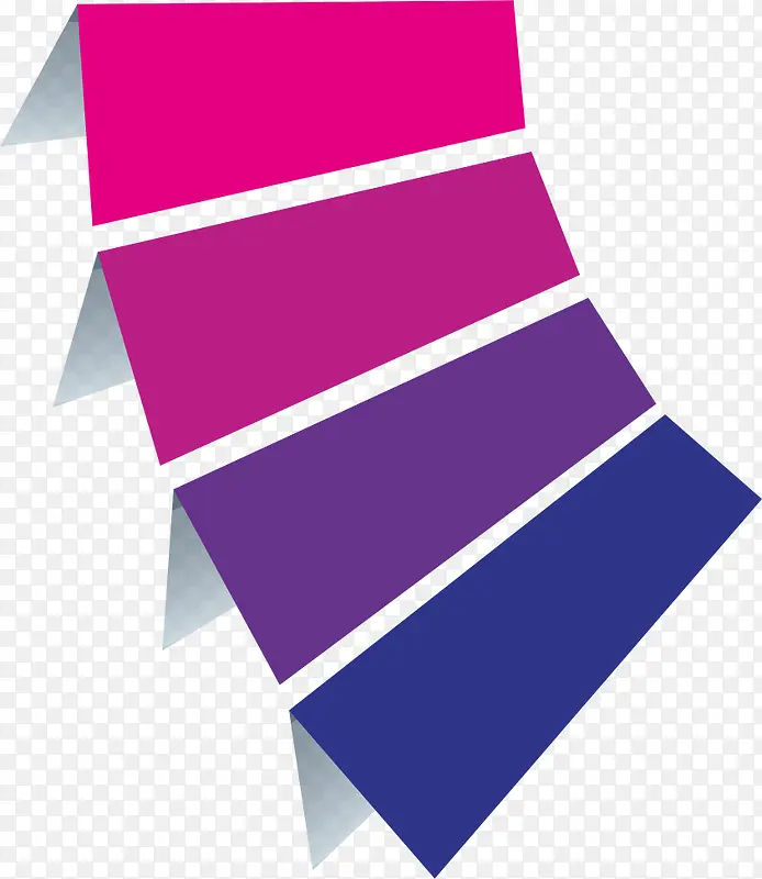紫色立体板子