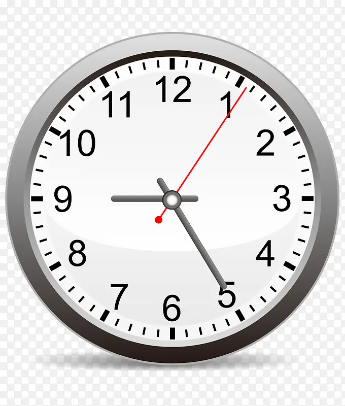 矢量圆形拟真计时钟表时钟