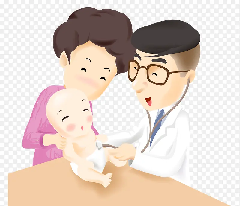 卡通医生看病PNG图片素材下载_图片编号9645489-PNG素材网