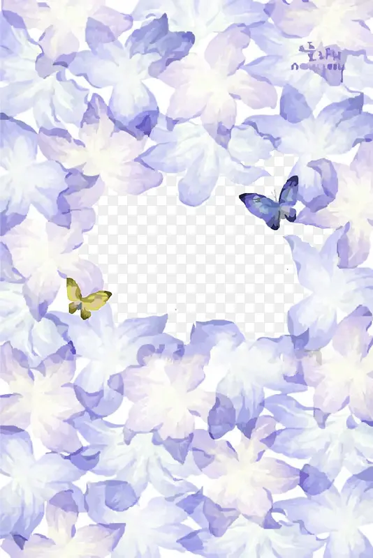 蝴蝶花背景
