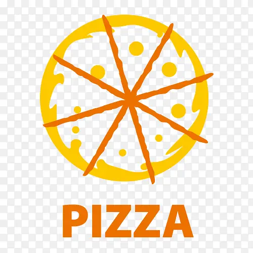 披萨LOGO标志矢量图设计