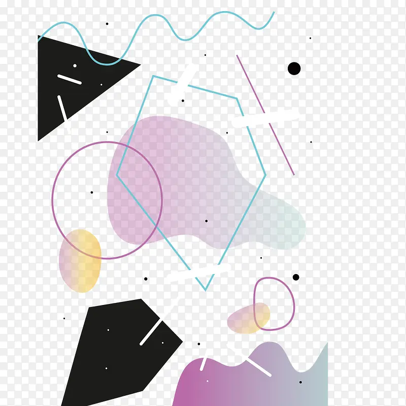 矢量几何纹理图形
