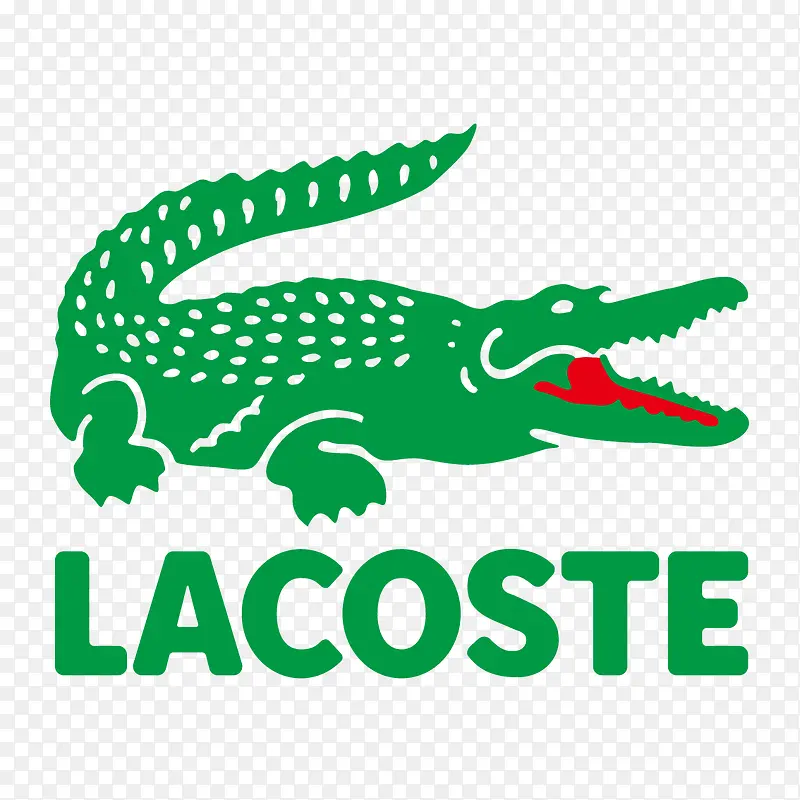 法国鳄鱼标志矢量图