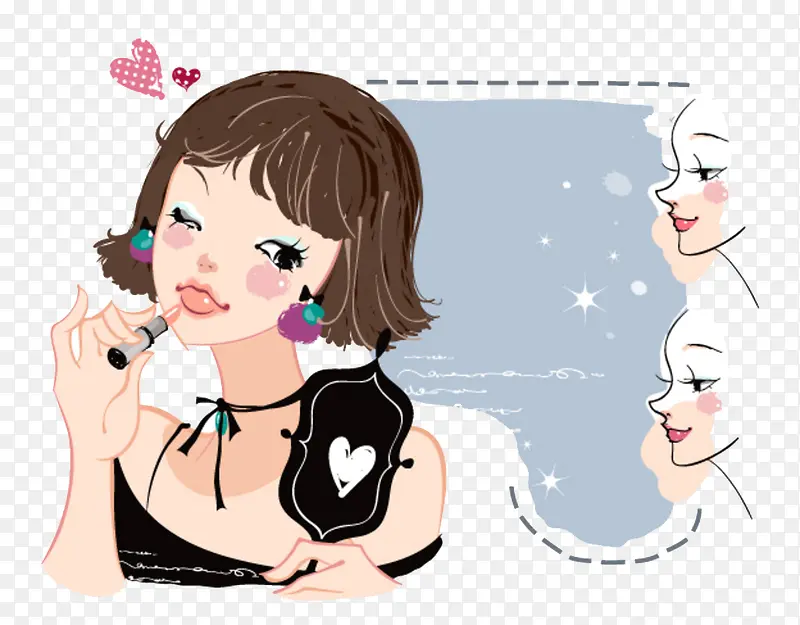 化妆美女