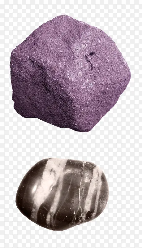 紫色石头