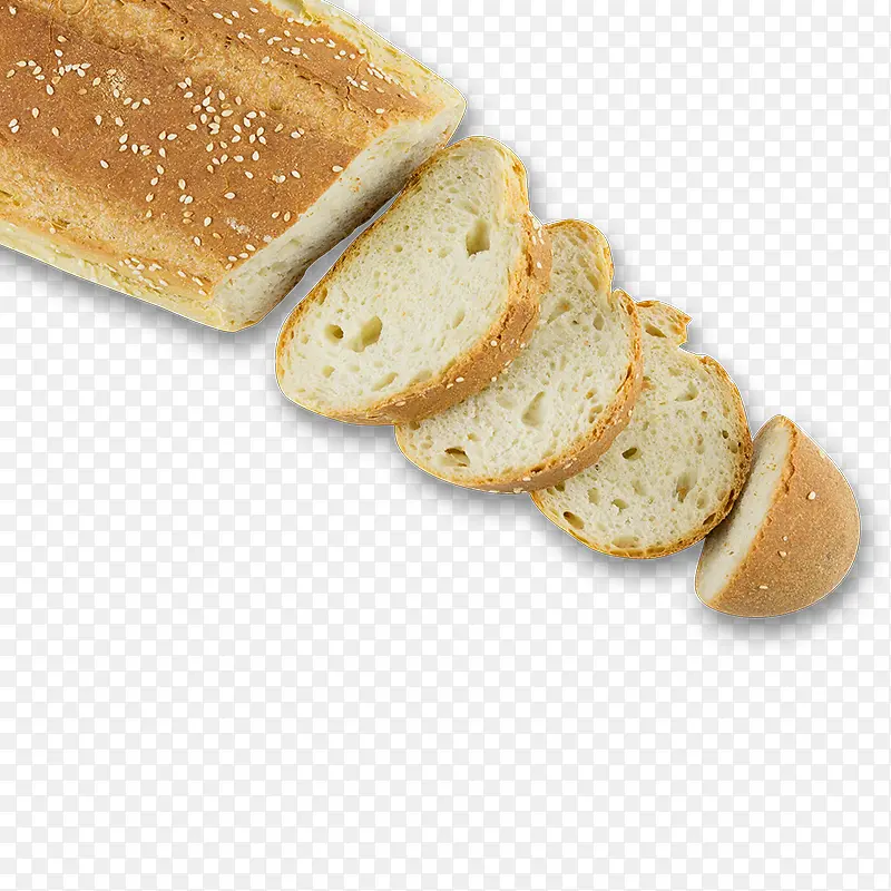 切开的面包