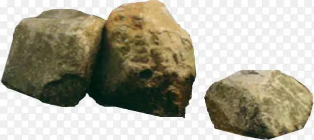 三块棕色的石头