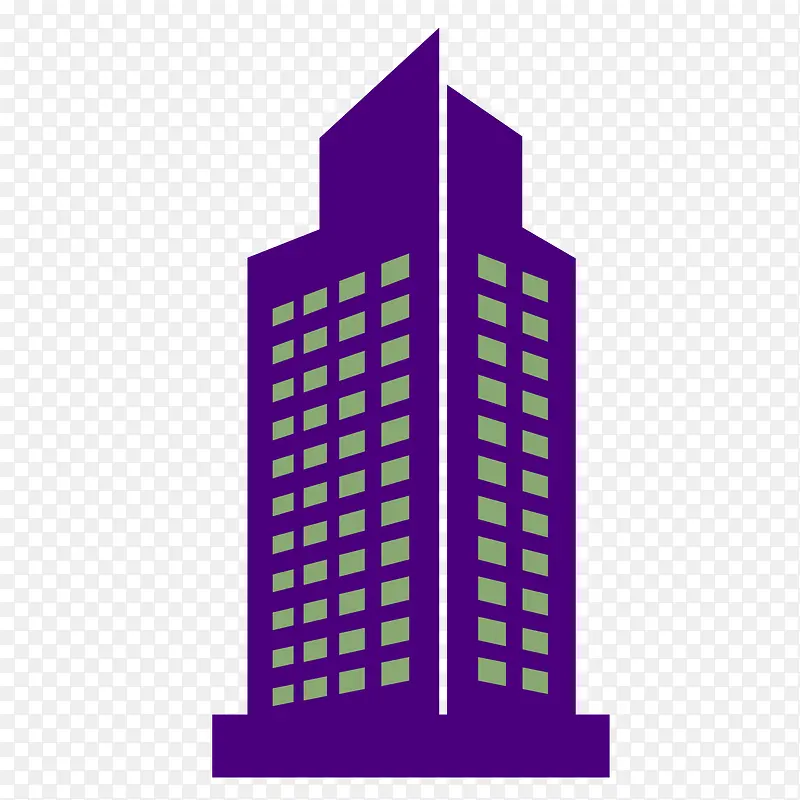 紫色豪华酒店矢量素材