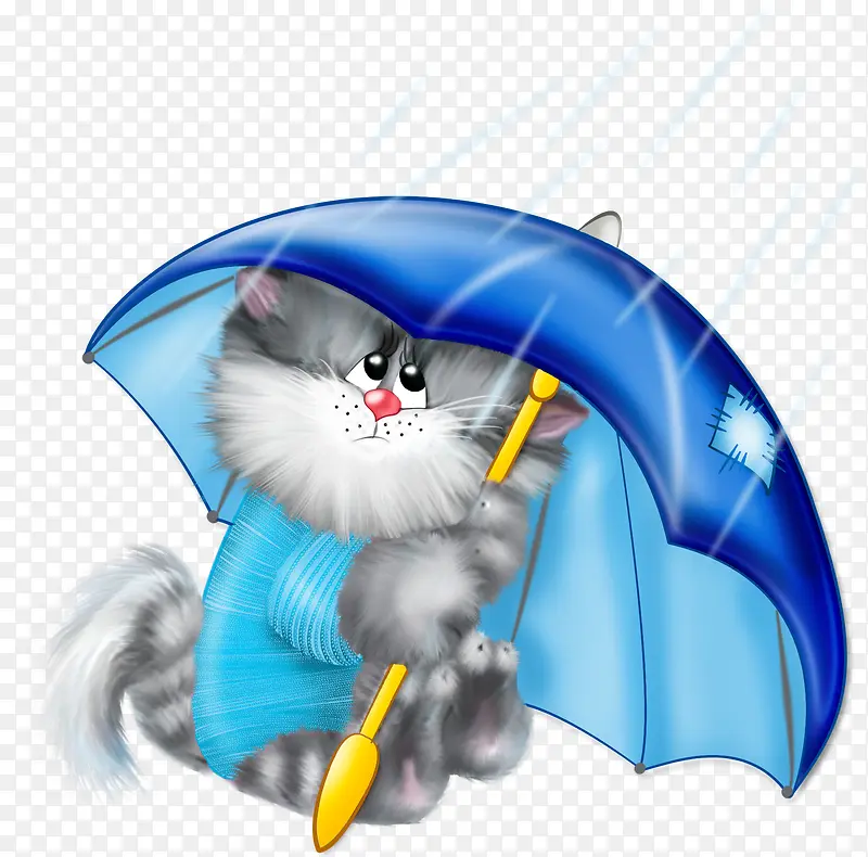 可爱的卡通猫咪