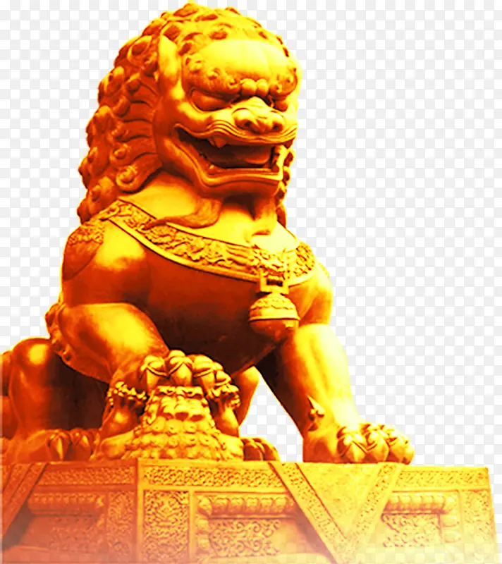 金黄色狮子效果拍摄PNG图片素材下载_图片编号9672587-PNG素材网