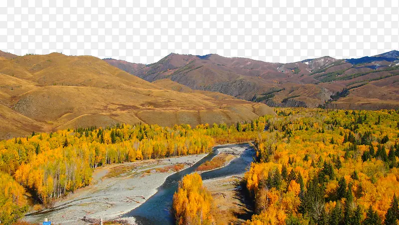 旅游景区新疆喀纳斯