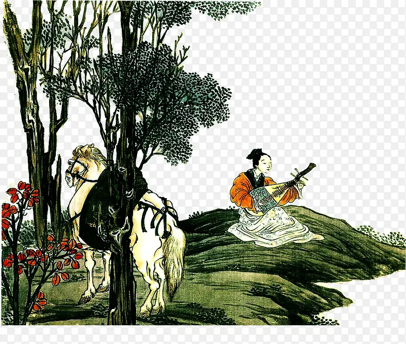 中国风画作