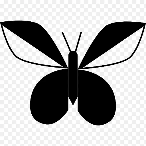 蝴蝶的翅膀像叶子图标