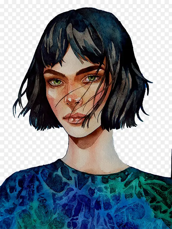 高清女性头像