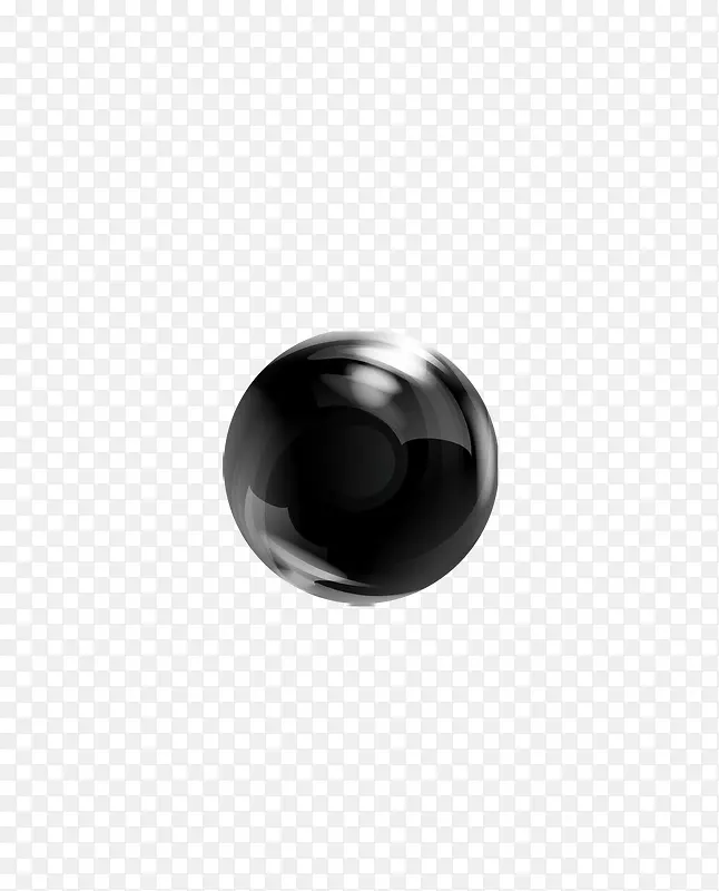 黑色的球