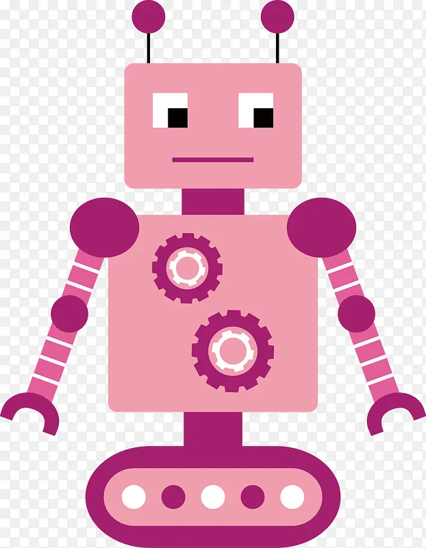 粉色的机器人