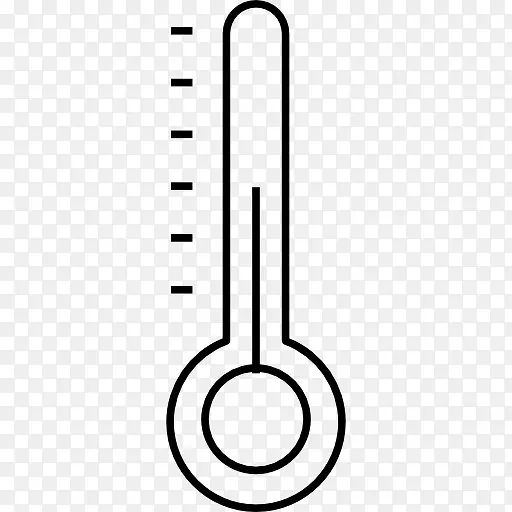 水银温度计测量温度图标