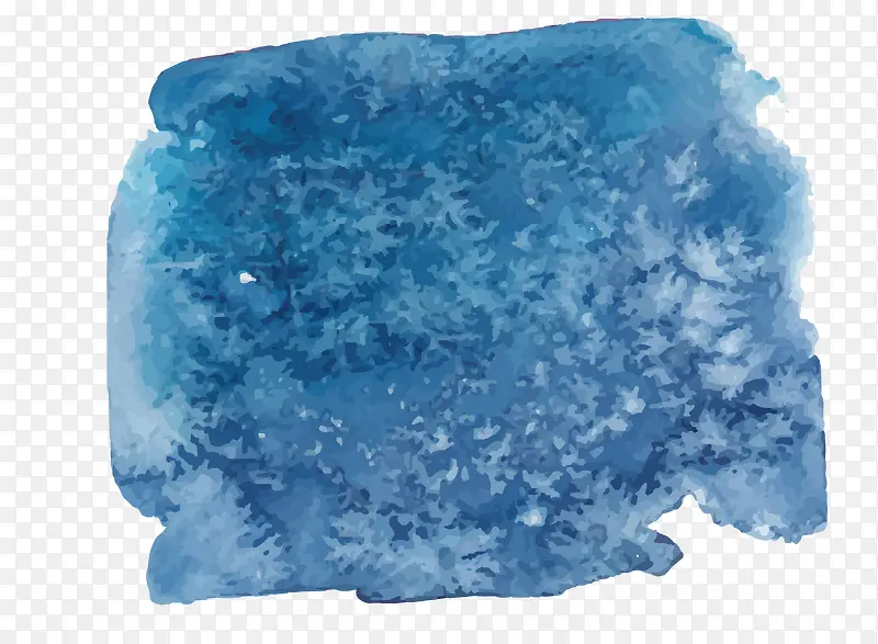 雪花纹水彩装饰元素