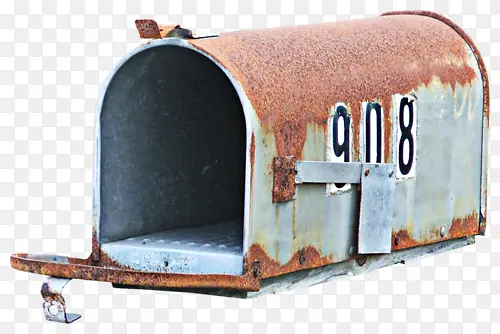 复古生锈的信箱