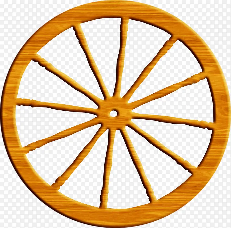 棕色车轮