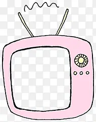 粉色卡通电视