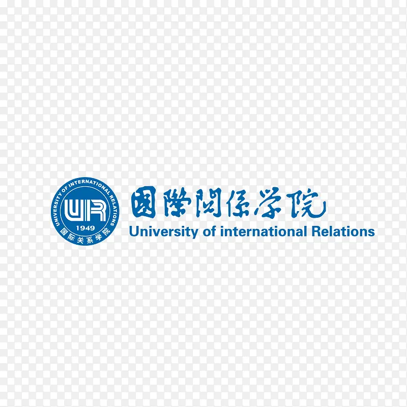 国际关系学院矢量矢量标志