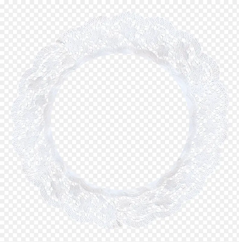 丝巾花纹圆环
