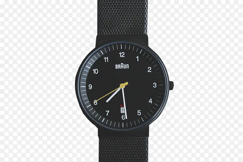 Braun黑色手表免抠素材