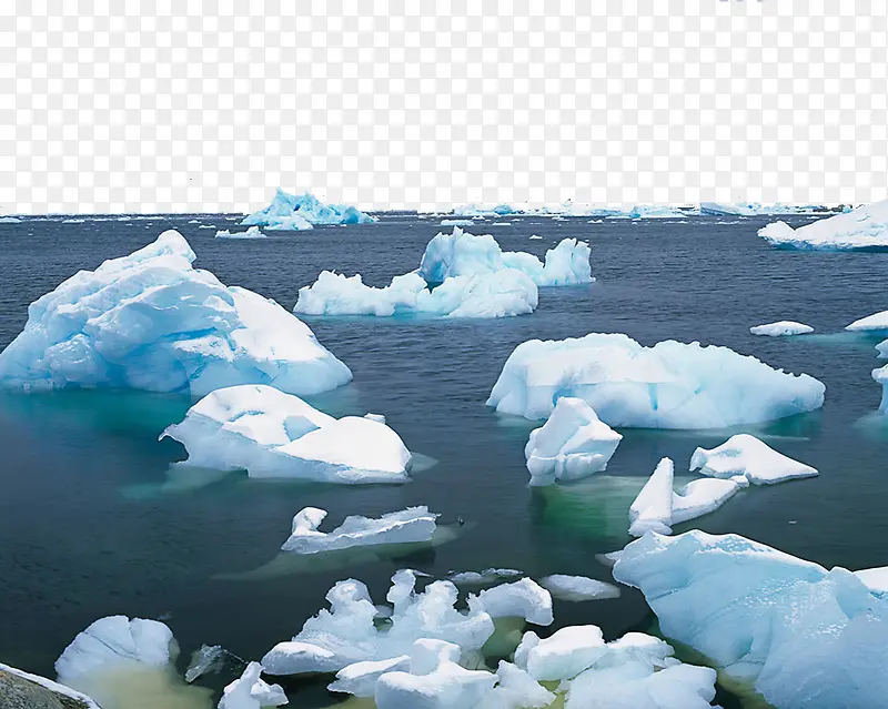 海面上的冰块