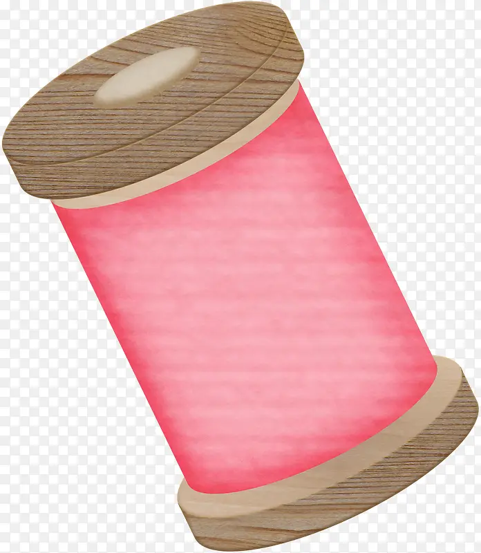 粉色针线筒