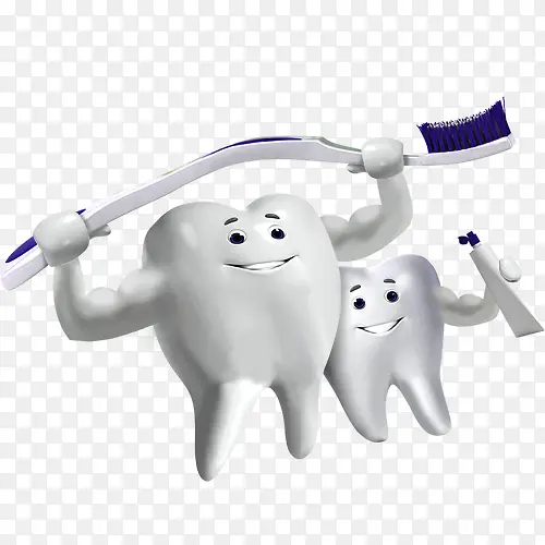刷牙保护牙齿