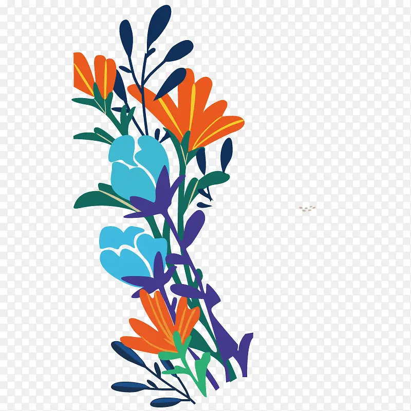 矢量插画花鲜花PNG图片素材下载_图片编号9697573-PNG素材网