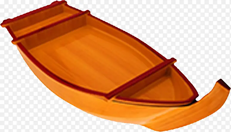 橘黄小木舟