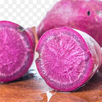 切开的紫薯