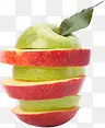 苹果水果切片创意设计