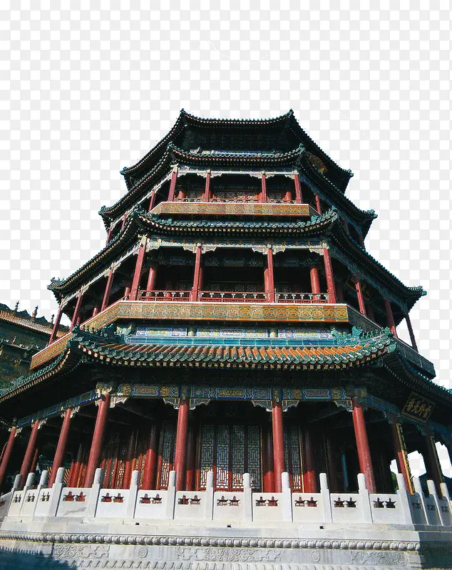 北京北海公园古建筑