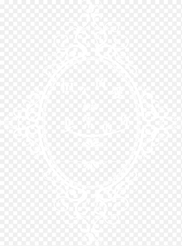 白色花纹婚礼logo