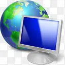 浏览器电脑地球监控屏幕Futu