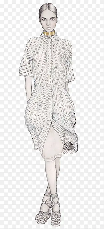 女模特